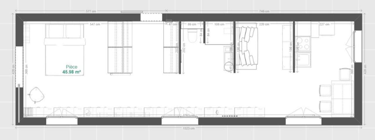 Ferienwohnung Le 505 Saint-Jean-d'Avelanne Exterior foto